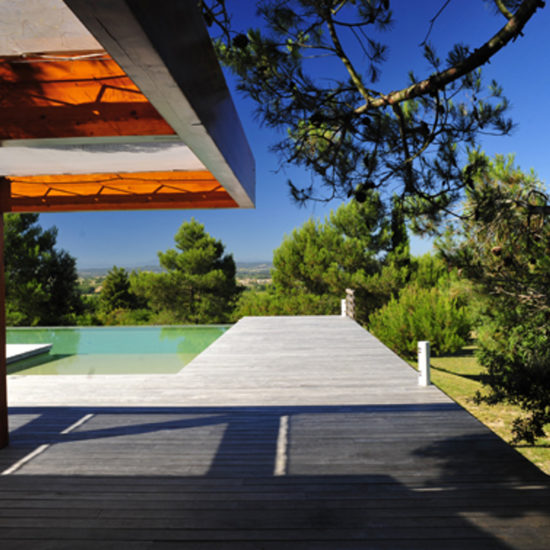 Maison Mo - Lamellé collé et piscine avec vue - Aude