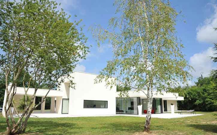 maison hf, architecture aux lignes épurées